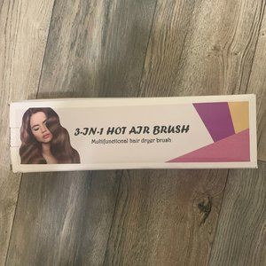 NWT 3-IN-1 HOT AIR MULTIFUNCTIONAL HAIR DRYER BRUSH